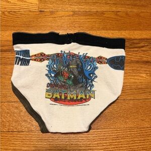 Vintage 90s Virtual Batman Underwear, Kids Youth Small, 1997 DC Comics